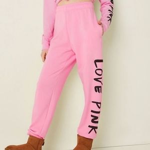 Victoria's Secret Pink Campus Pant Sweatpants, Size L